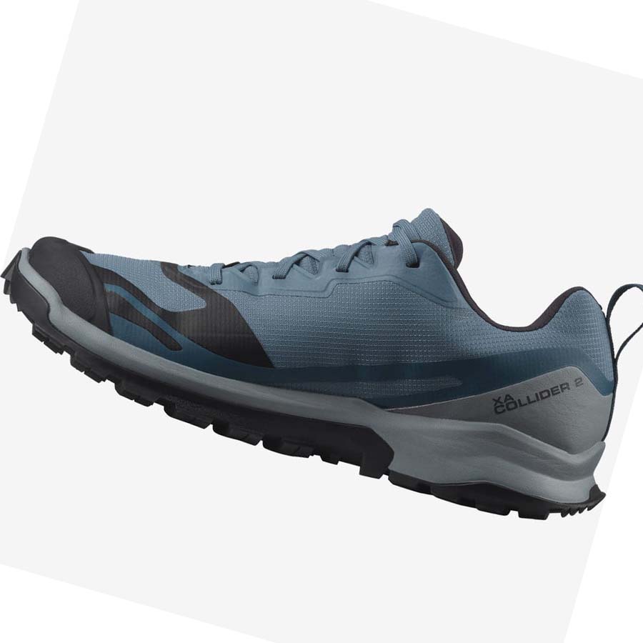 Salomon XA COLLIDER 2 GORE-TEX Trail Futócipő Férfi Kék | HU 2125GSO